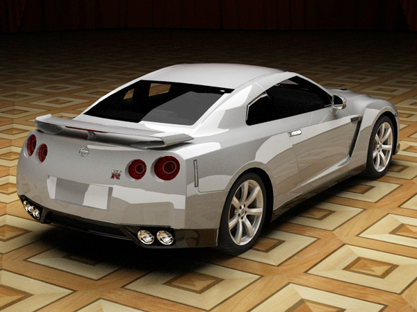 3d max nissan gt-r standard materials - Nissan GT-R STANDARD MATERIALS by fabelar
